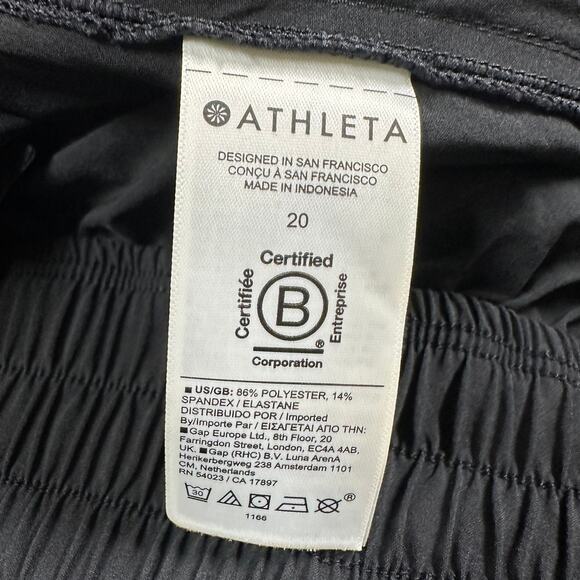 Athleta Arrival Skirt Black Style 586857 Women's Size 20 New With Tags - Picture 6 of 11